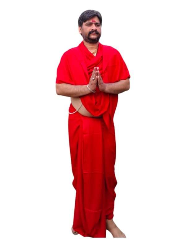 Special Quality Bhagalpuri Dhoti + Upavstra set, special Quality 10+5 - Image 2